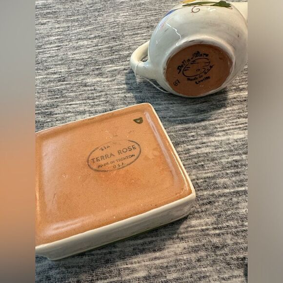 MCM STANGL Terra Rose Cigarette/ Box Della Ware Laurite Creamer - Picture 12 of 16